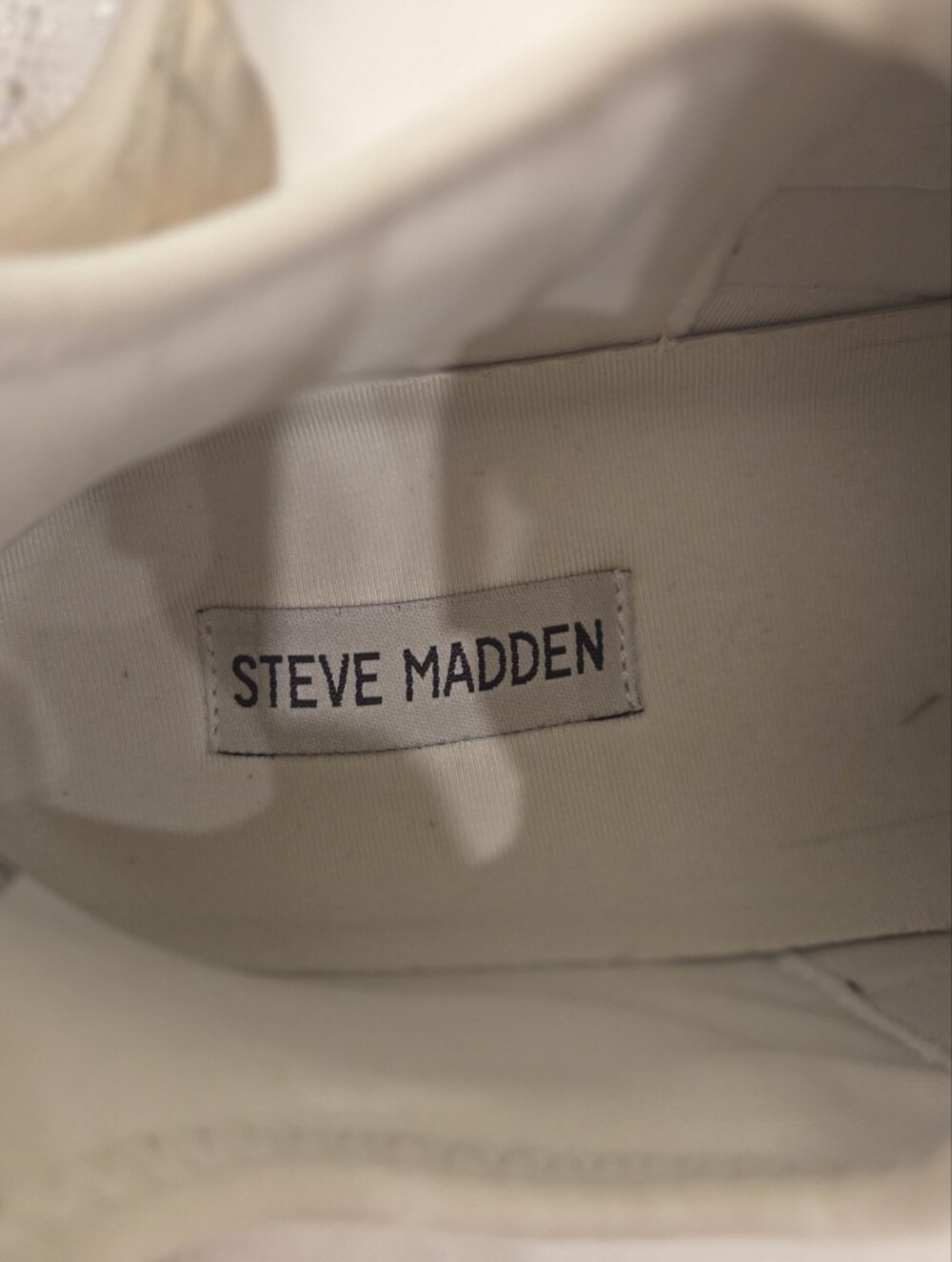 Steve Madden Maxima chunky sneakers W/ Clear Rhinestones Size 11 - Picture 6 of 10